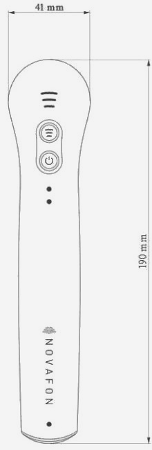 Dimensions NIVAFON face