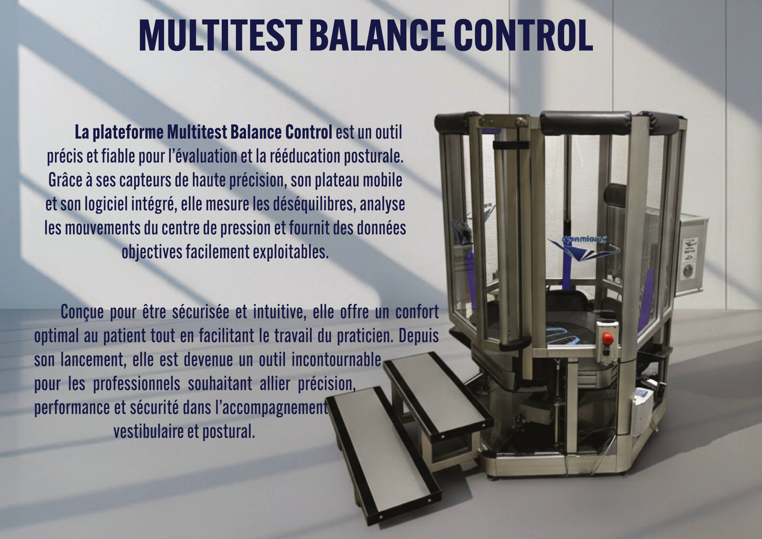 Plateforme Multitest Balance Control de FRAMIRAL